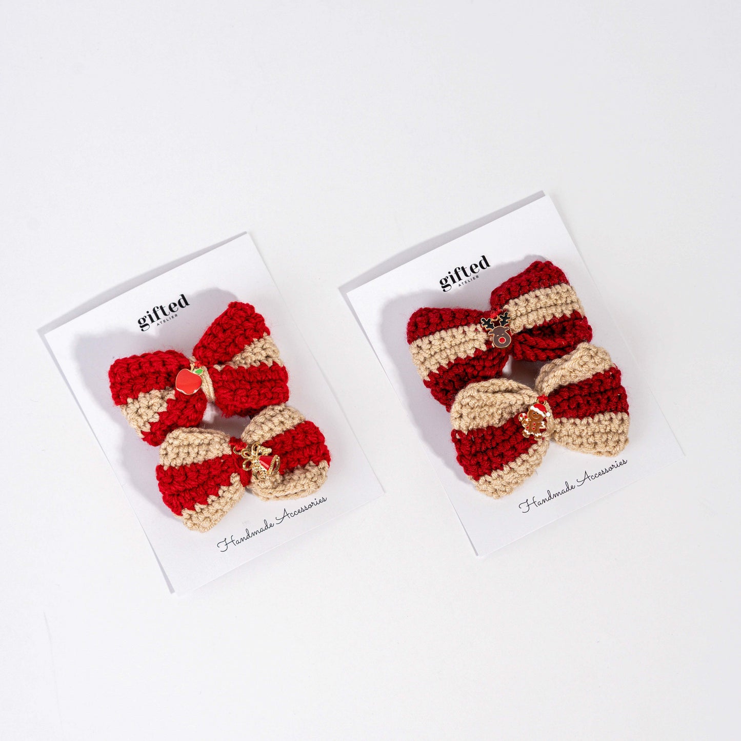 Handmade Girl Christmas Bows