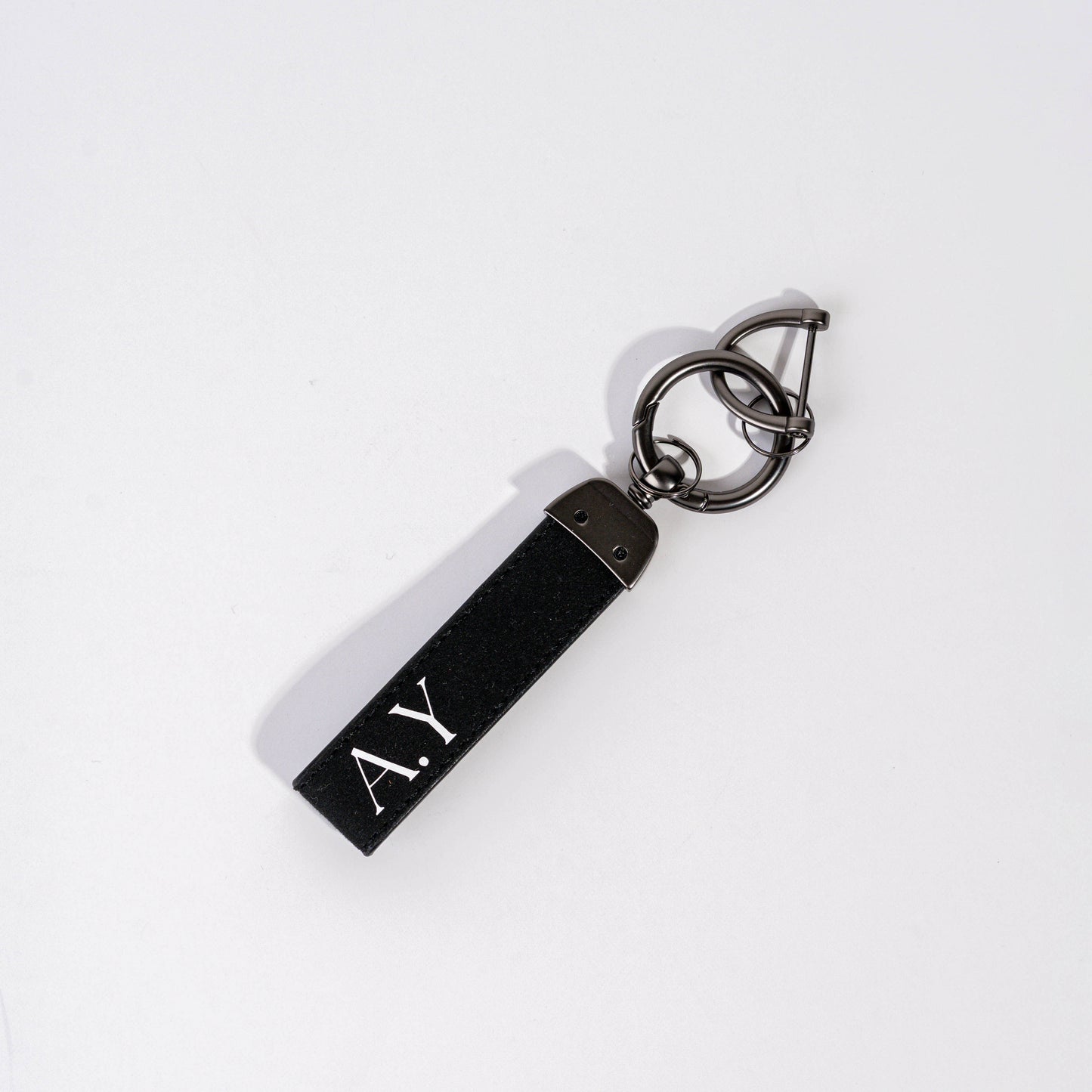 Customized Faux Leather Keychain