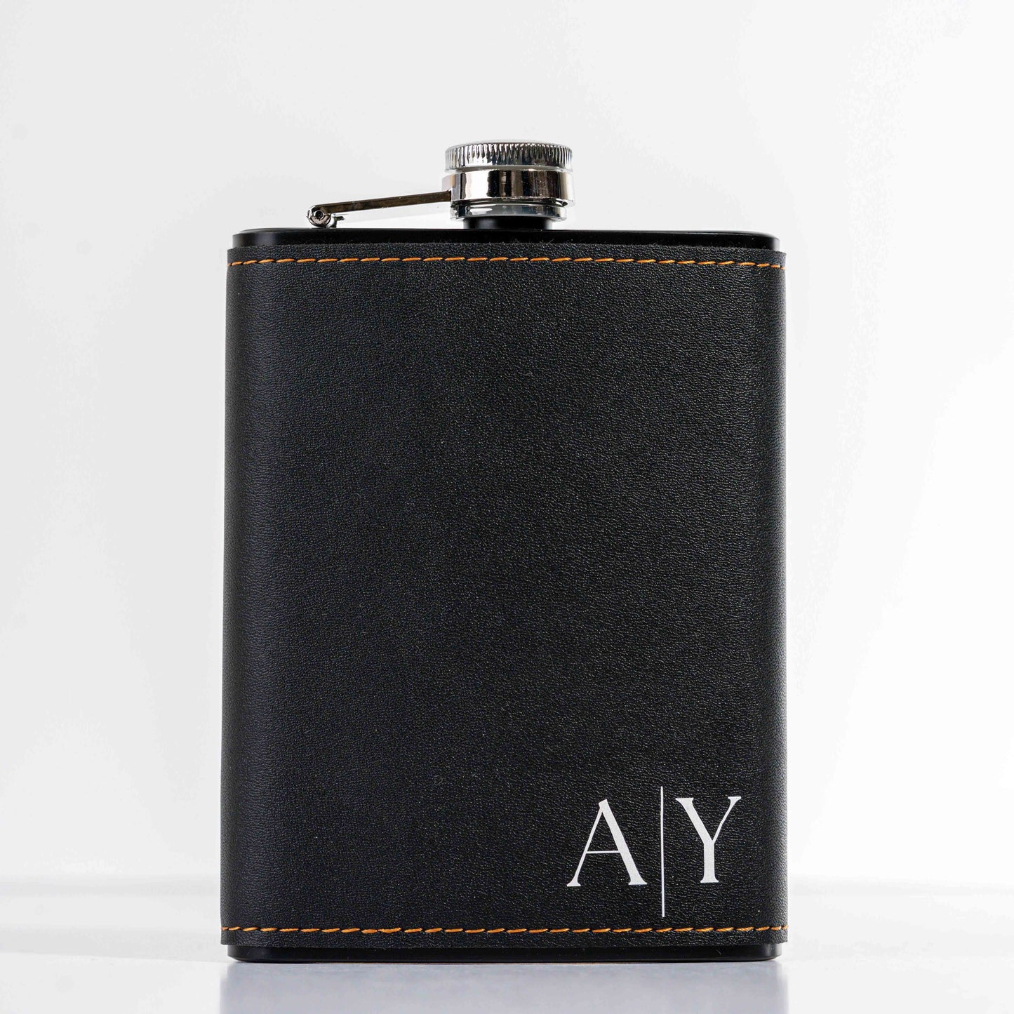 Customized Flask Faux Leather Case