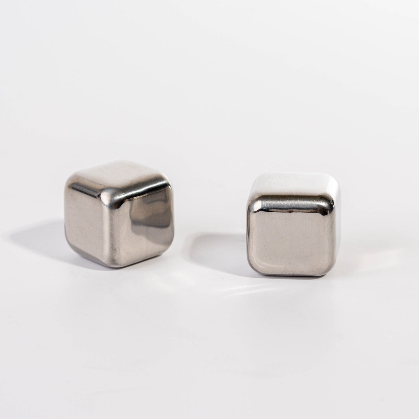 Set of 2 Stainless Ice Cubes
