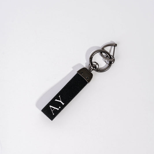 Customized Faux Leather Keychain