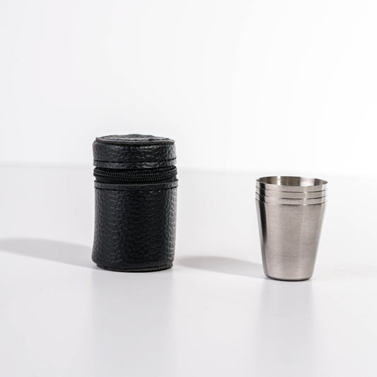 Set of 4 Stainless Steel Shots