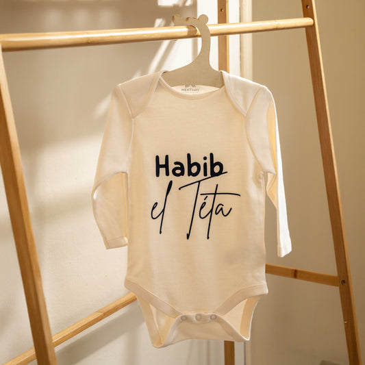 Habib El Teta Cream Bodysuit