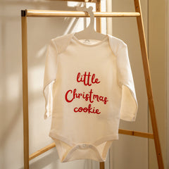 Little Christmas Cookie Cream Bodysuit