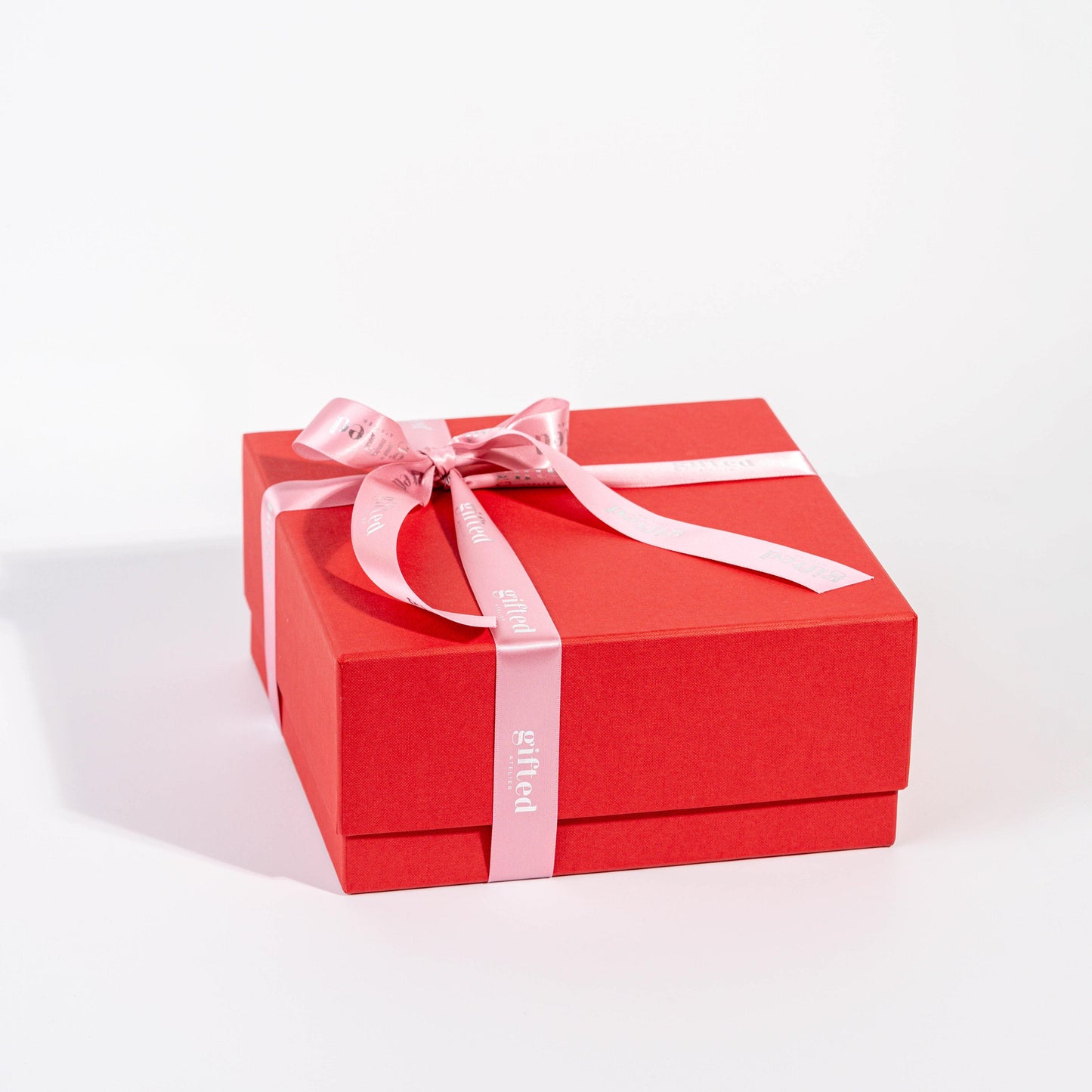 Red Rigid Box 22x22x10 CM