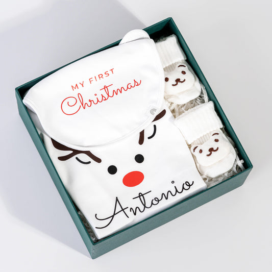 Customized Reindeer Gift Box