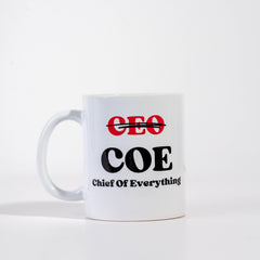 COE White Mug