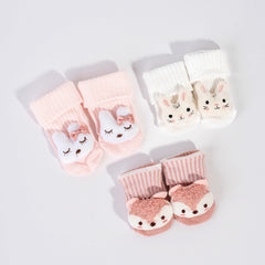 Baby Girl Animals Socks