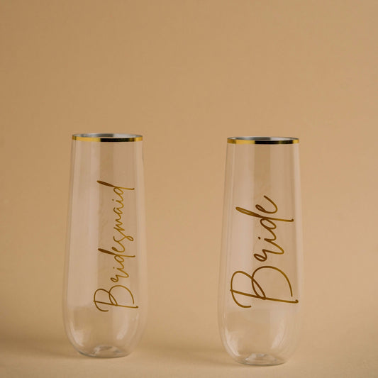 Customized Champagne Plastic Cup