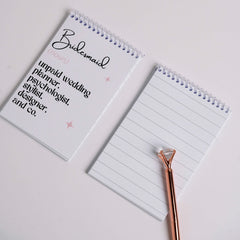Bridesmaid A6 Notebook