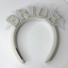 Bride Pearls Headband