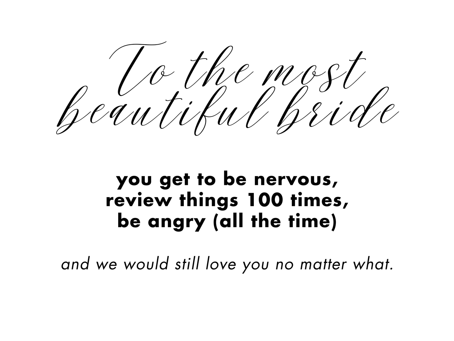 Bridal Card