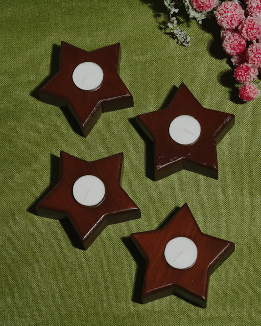 Christmas Wooden Candle