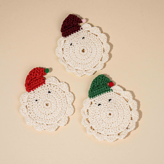 Christmas Handmade Coasters Set of 3