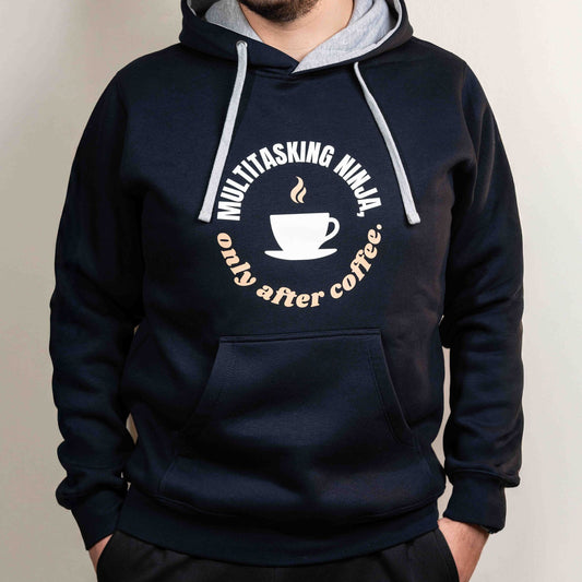 "Multitasking Ninja" Unisex Fleece Hoodie