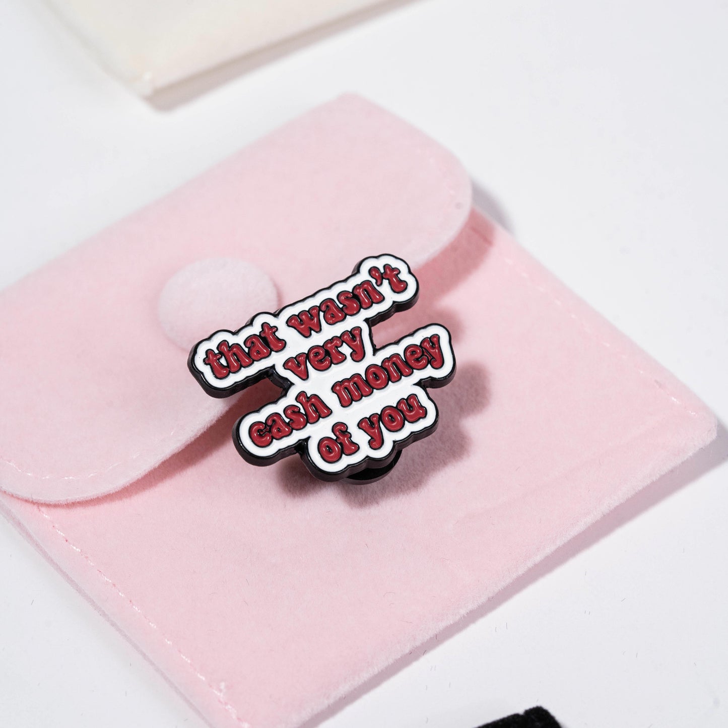Quote Enamel Pin